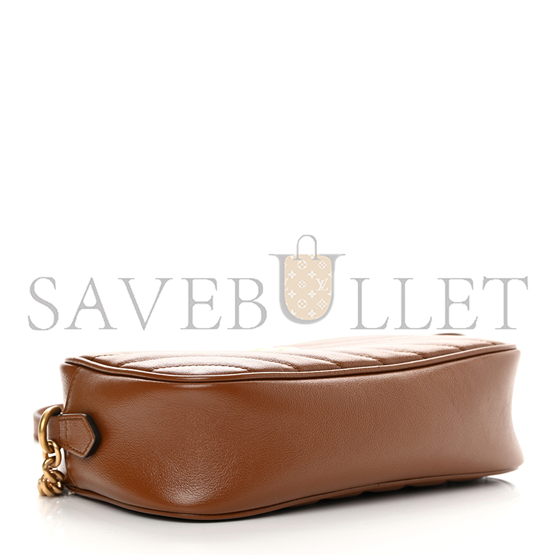 GUCCI MARMONT SMALL MATELASSÉ SHOULDER BAG 447632 (24*13*7cm）